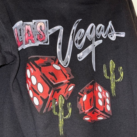Las Vegas Black Hoodie w/Colorful Pics/Design - Picture 4 of 6